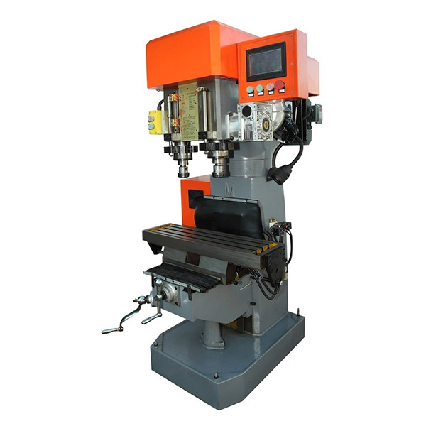 Auto Double Spindle Drilling Tapping Cutting Machine