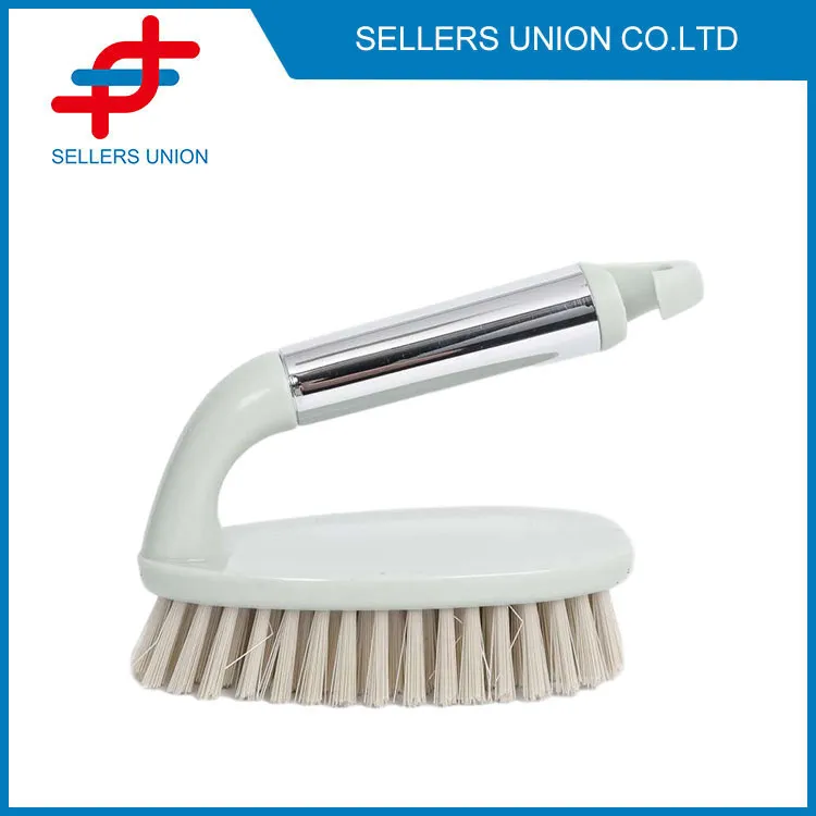 Scrub Brush With Metal Covered Grip-ï¼ˆ2074ï¼ ‰