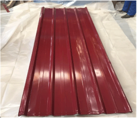 Toiture en tôle galvanisée en plastique enduite de couleur à vendre fabriquée en Chine toiture en acier ondulé galvanisé