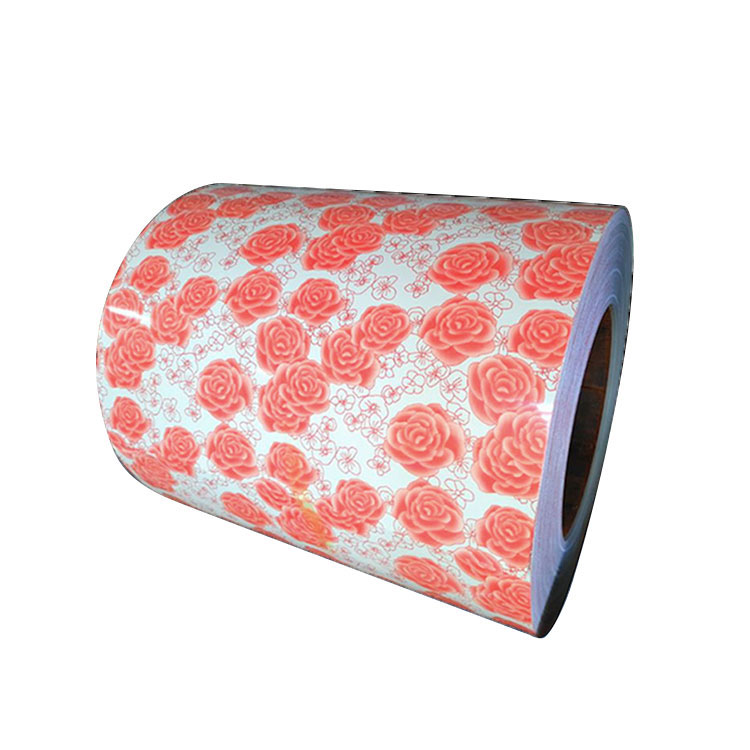 Cold Rolled Pattern Coated Printing Wood Flower Pattern Color Coated Coil