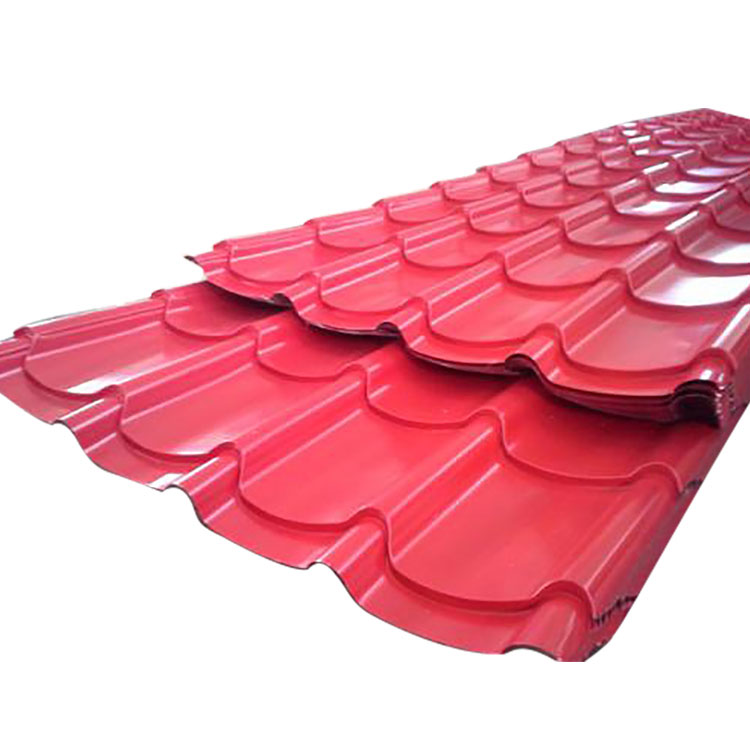Panneaux de toit de revêtement ondulé de couleur