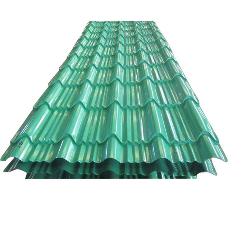 Corrugated Glazed Roof Steel Tiles