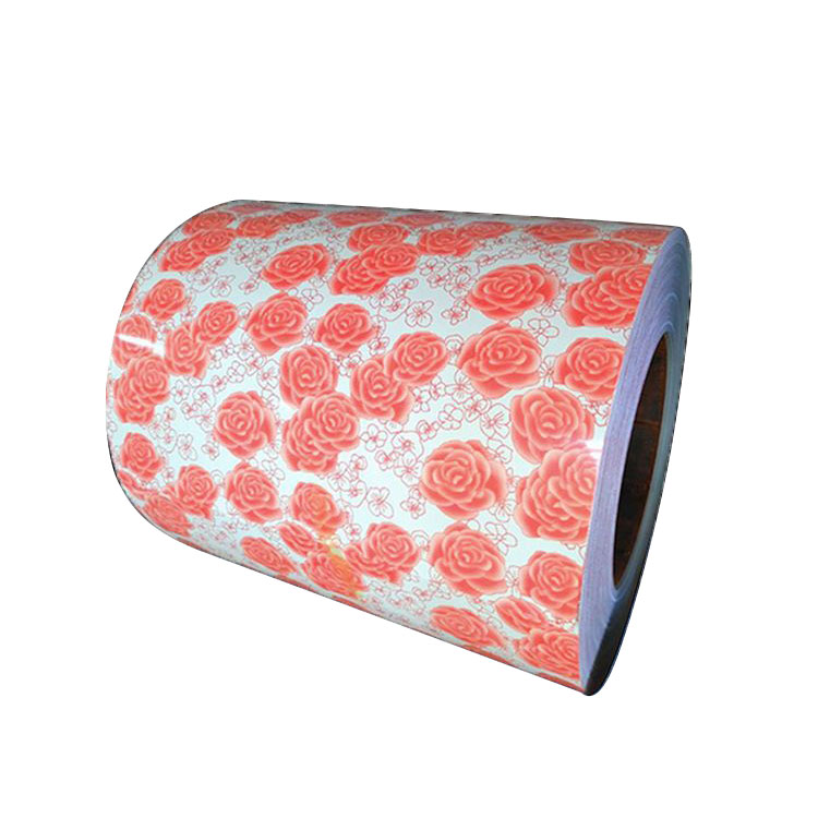 High Quality 3D Flower Print Color Coated PPGI PPGL Steel Coil