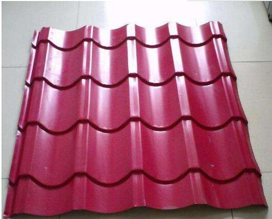 Glazed Corrugated Steel Tile