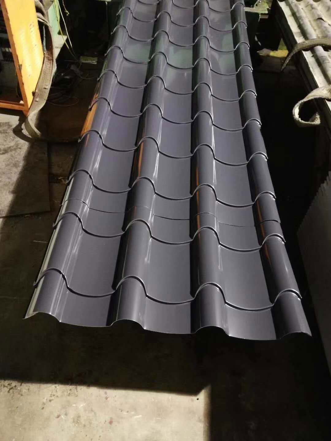 Feuilles de toiture ondulées colorées PE PPGI