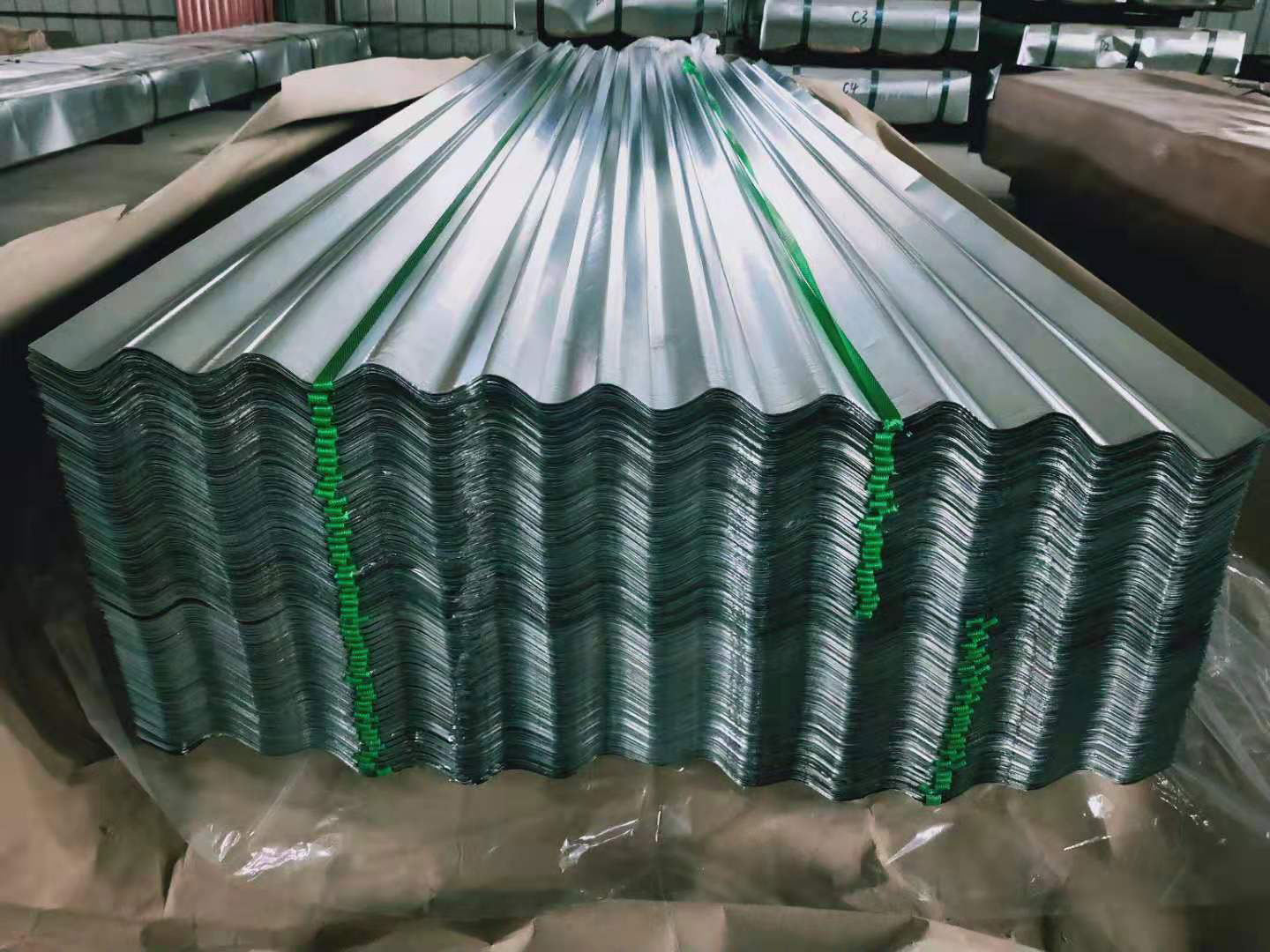 Zinc Coating Corrugated Steel Roofing Sheet ဖြစ်သည်