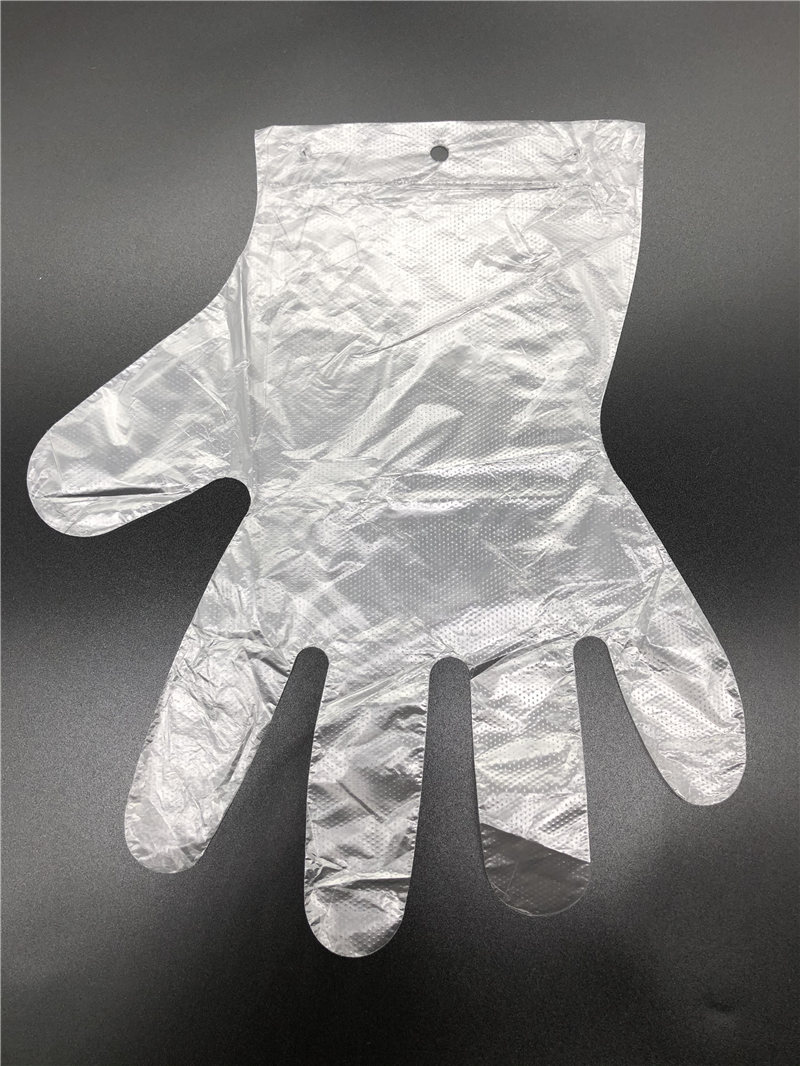 Disposable plastic PE material gloves