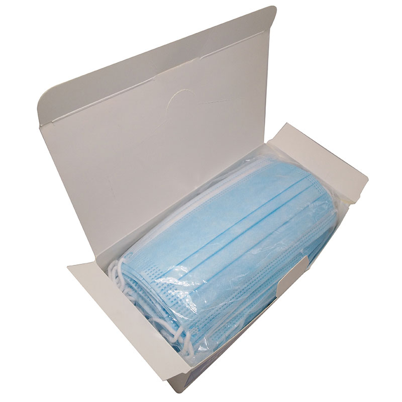 Non Woven Disposable Protective 3 Ply Masks For Adults