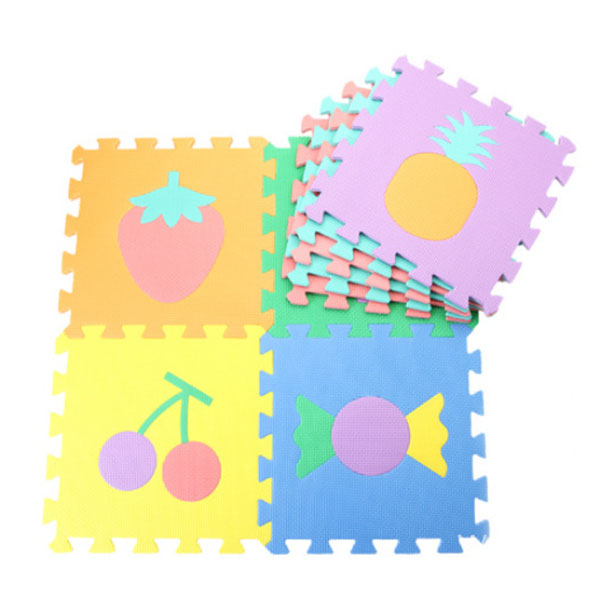 10 قطعة / المجموعة EVA Puzzle مجموعات سجادة زحف للأطفال - 4