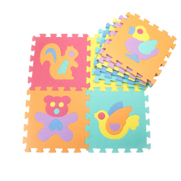 10 قطعة / المجموعة EVA Puzzle مجموعات سجادة زحف للأطفال - 5