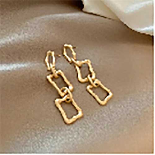 Hot Selling Gold Earrings Women Heart Earring 925 Sterling Silver Gold Plated Earrings - 0