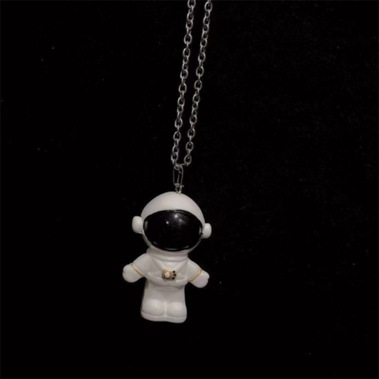 3D sød astronaut halskæde