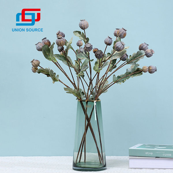 Artificial Berries Poppy Berries Good Quality For Home And Wedding Usage - 0