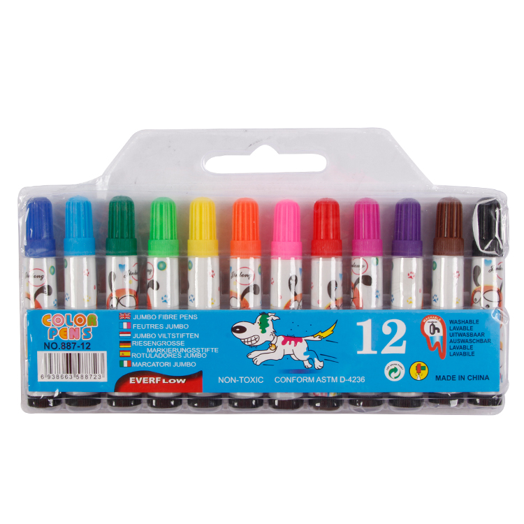 Atraktivní dětské barevné pero - 1