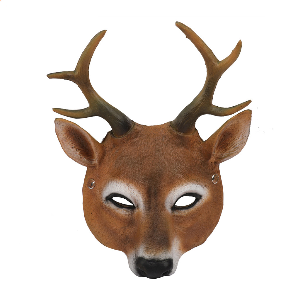Levná karnevalová maska ​​ve tvaru jelena - 1