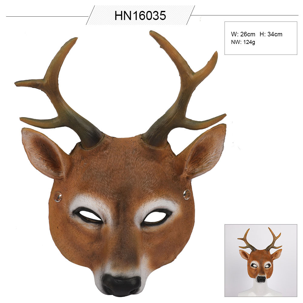 Levná karnevalová maska ​​ve tvaru jelena - 4 