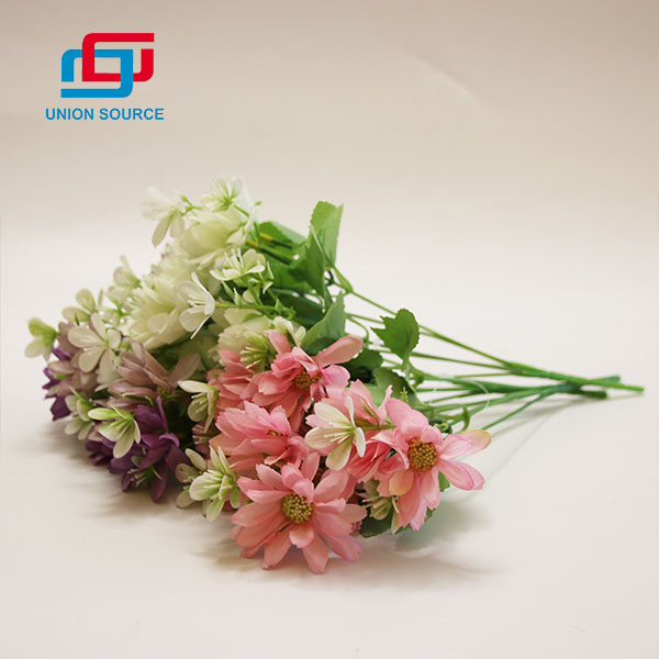 Cheap Price 5 Branches 10 Heads Artificial Flowers Good Quality For Home And Garden
