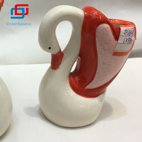 Čína špičková kvalita vánoční keramiky držák na párátko s designem roztomilé labutě - 2 
