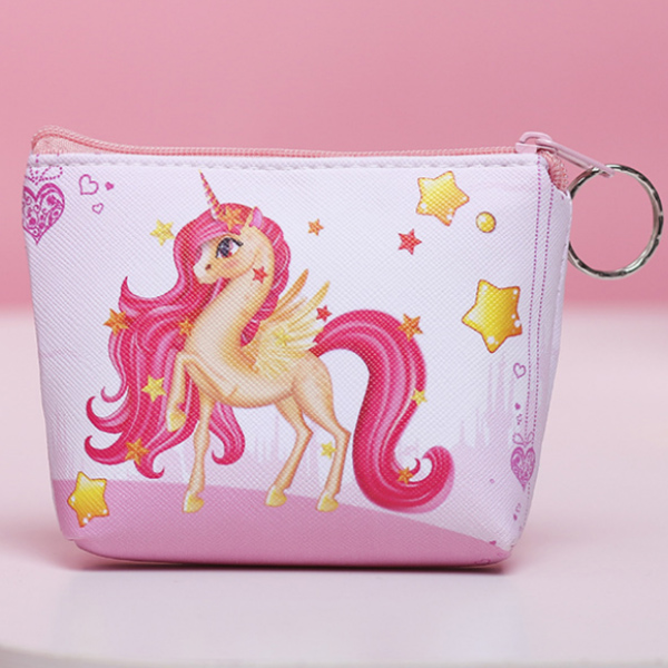 Färgglad Unicorn kosmetisk väska