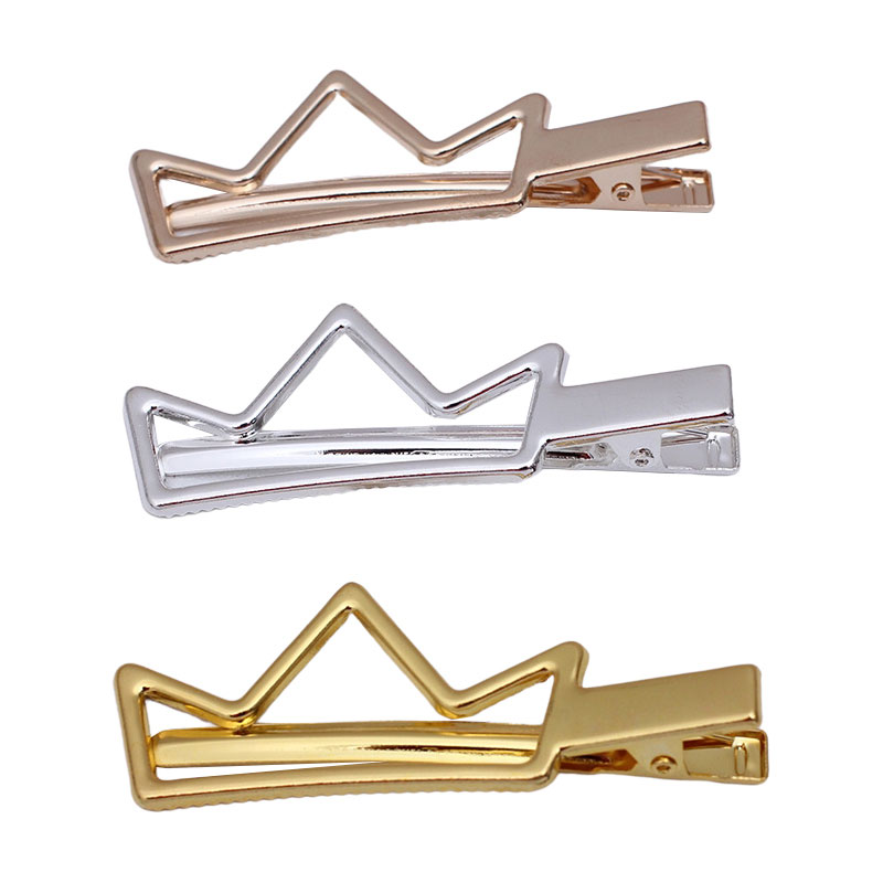 Crown-shaped Metal Hairpins In Multiple Colors