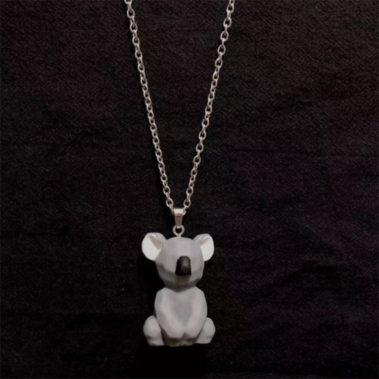 Niedliche 3D-Koala-Halskette