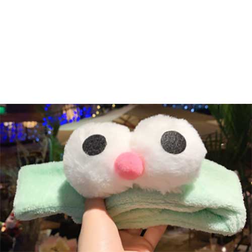 Cute Headband With Big Eyes In Mint Color