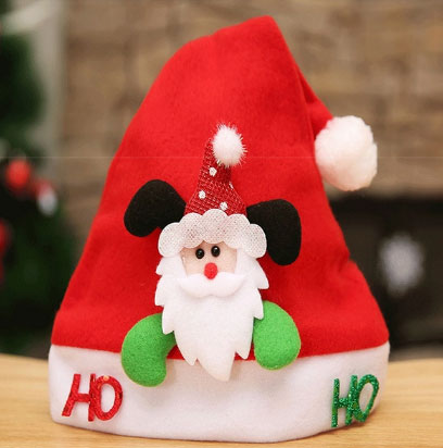 Cute Santa Reindeer Snowman Christmas Hat - 1 