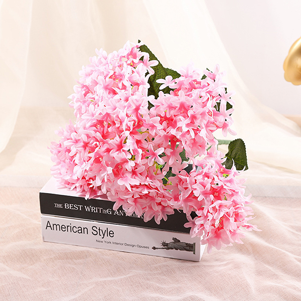 Dekorative blomster lilla hortensia buket god kvalitet til hjem og bryllup dekoration - 3 