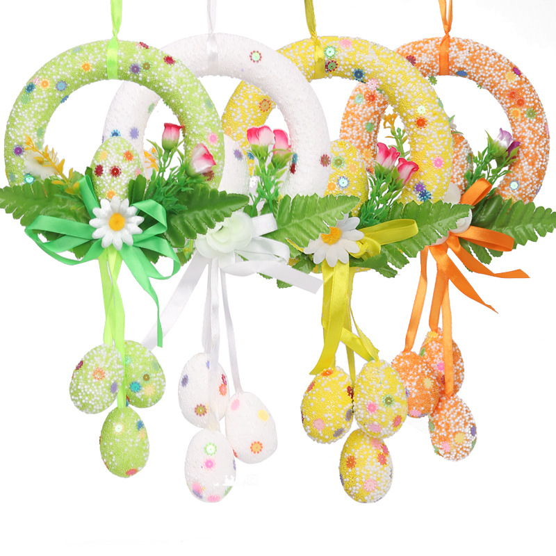 Easter Foam Garland For Home Decoration - 1