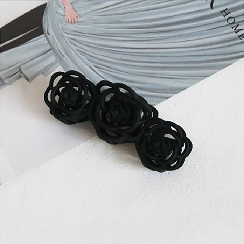 Elegant Rose Hollow Plastic Scratch The Back Of The Head Hairpin For Girls Hair Accessories
