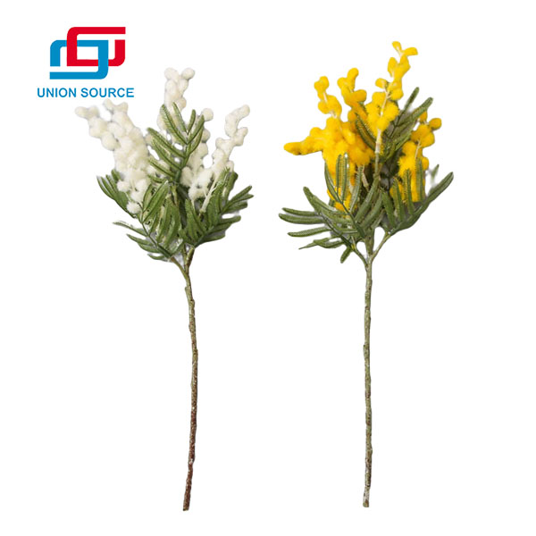 Factory Customized Simulation Acacia Flowers For Decoration