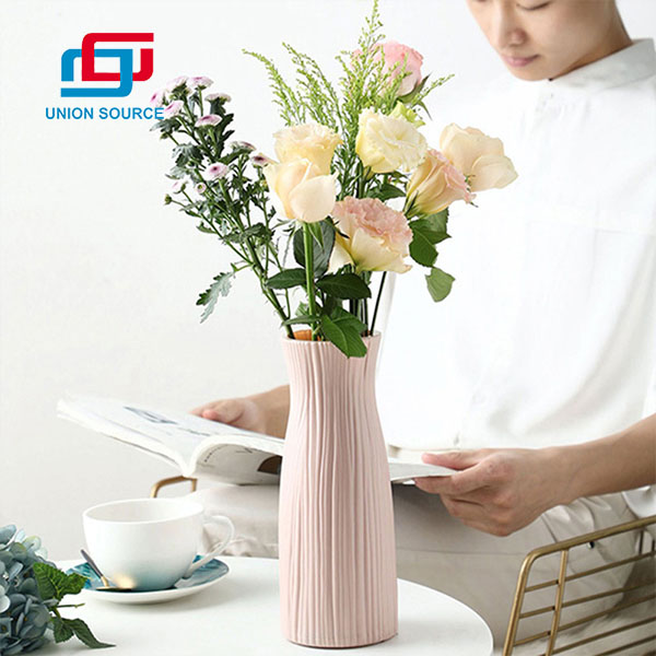 गृह सजावट के लिए फैक्टरी मूल्य उच्च गुणवत्ता वाले प्लास्टिक vases - 0 
