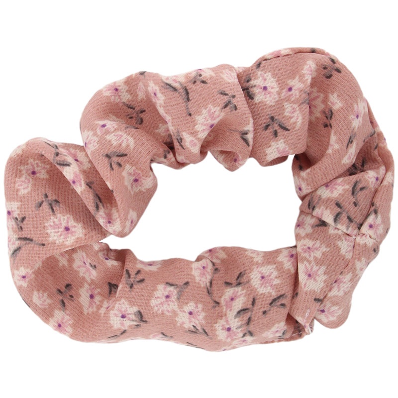 Fashion Fresh Pink Floral Hair Rope For Girl - 0