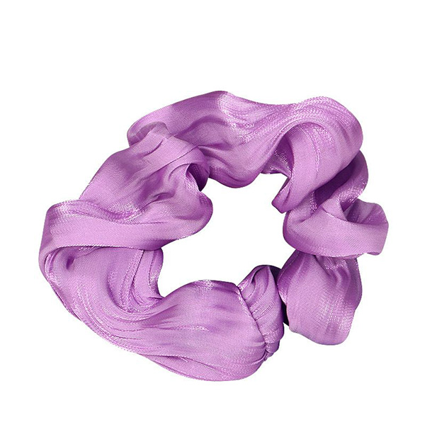 Círculo de Intestino Grueso Púrpura de Seda de Moda para Mujeres