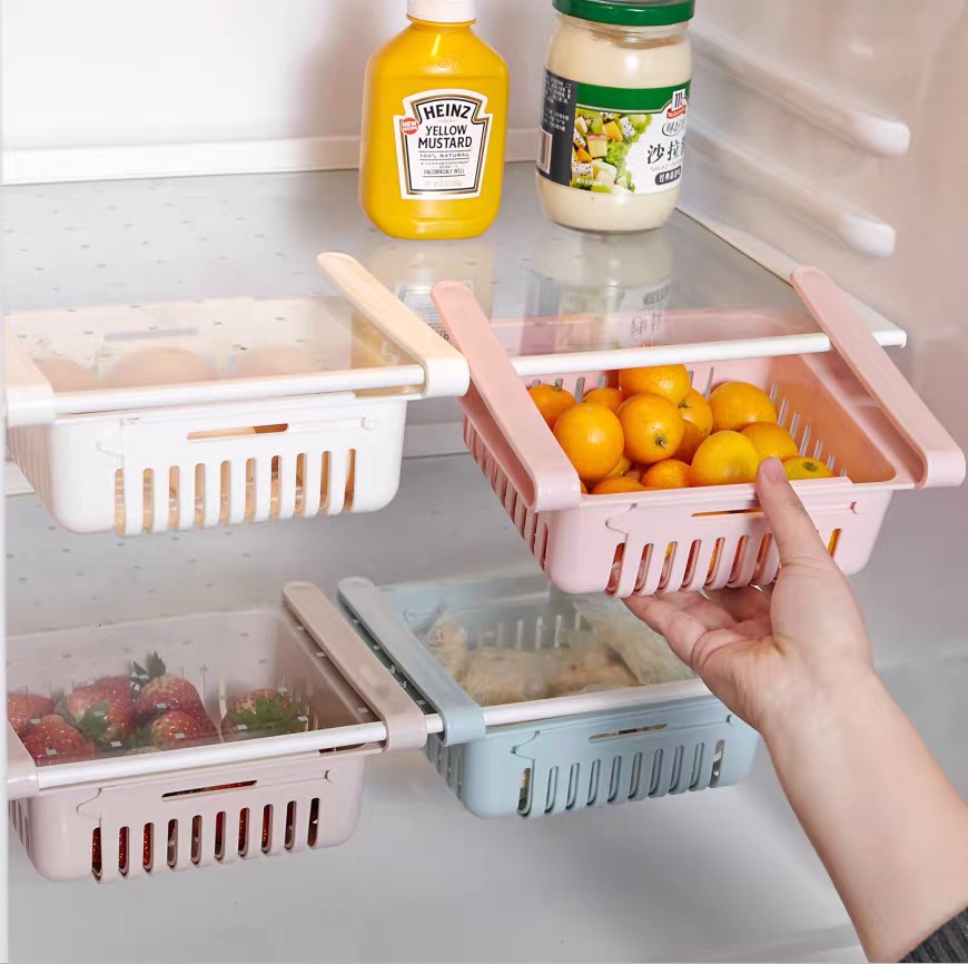 Køleskab Opbevaringskurv med forskellige farver - 3 