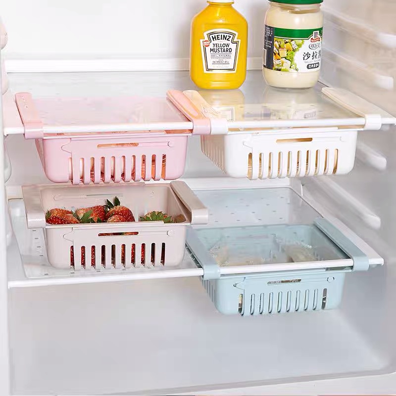 Køleskab Opbevaringskurv med forskellige farver - 4