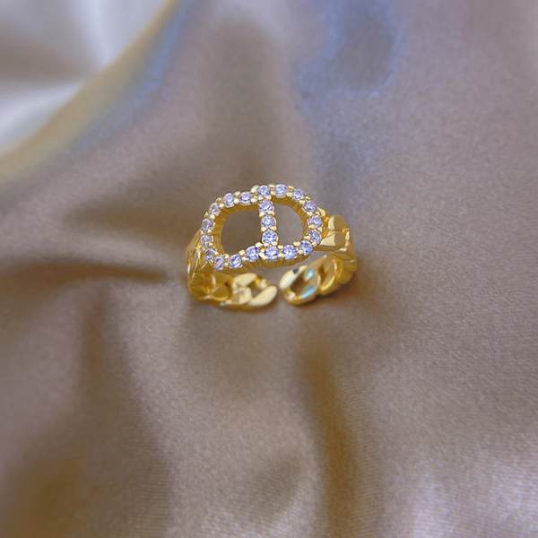 Golden Ring With Number 