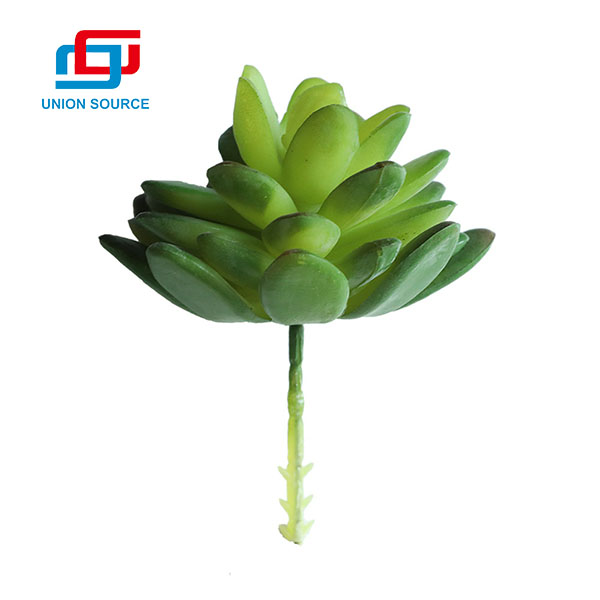 Good Price Artificial Conjoined Stone Lotus Meaty Plants For Home Decoration