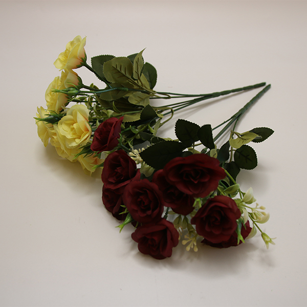 Gute Qualität 5 Köpfe Persian Rose Bouquet Künstliche Blumen für die Dekoration Verwendung - 1 