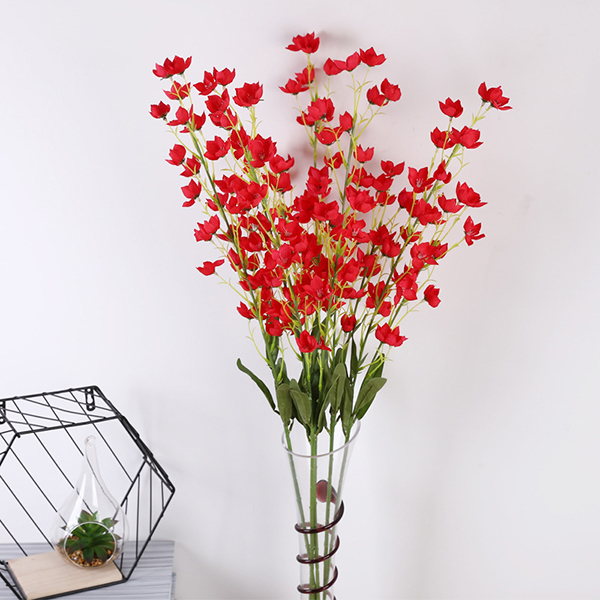 God kvalitet 5Heads Campanula kunstige blomster til dekoration til hjemmet og brylluppet - 3