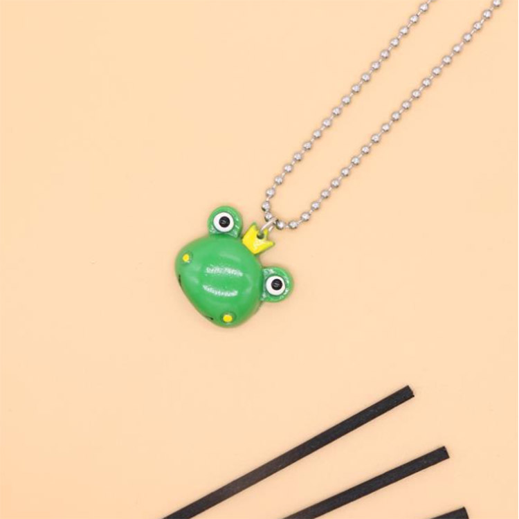 Green Frog's Head Necklace