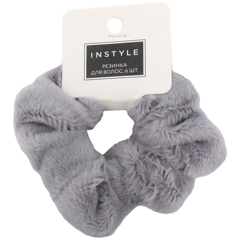 Grey And Plush Touch Soft Hair Rope