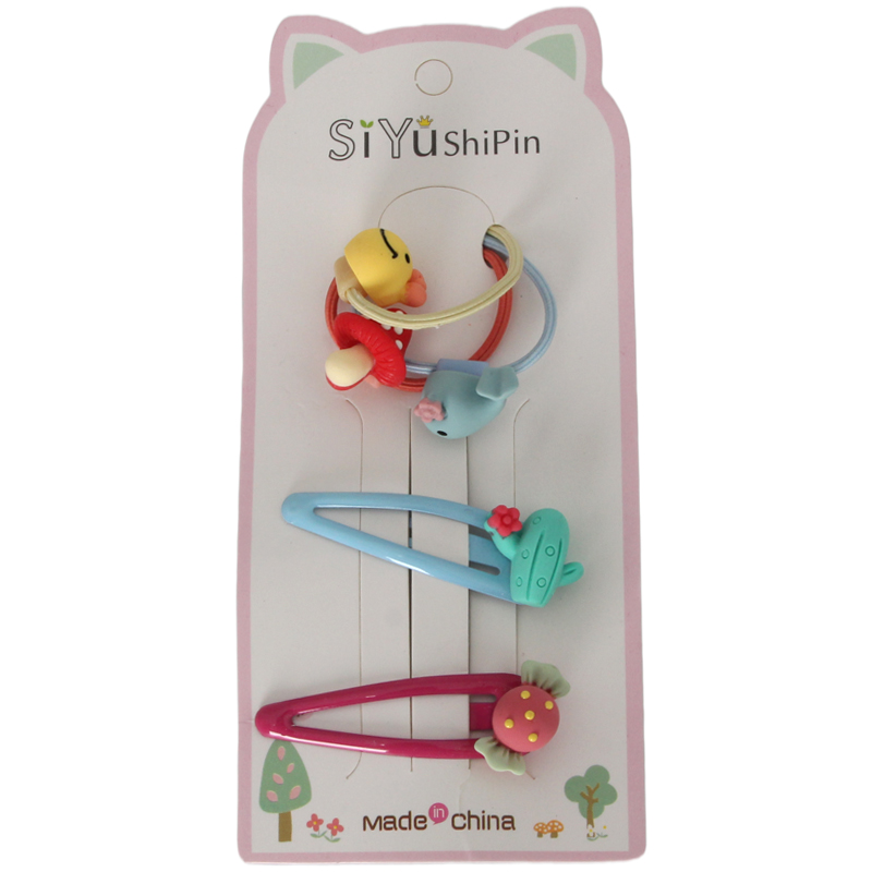 Hairpin Set Of Cactus And Candy - 0