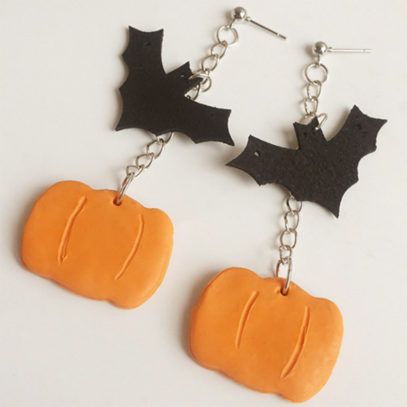 Halloween Pumpkin Shape Earrings