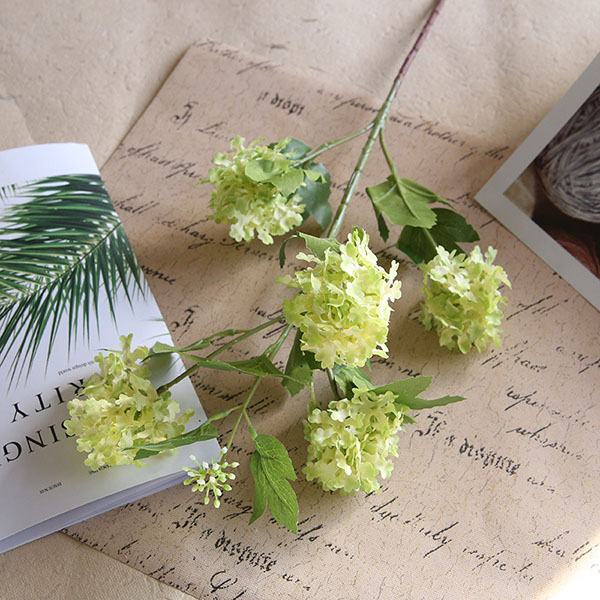 Kiváló minőségű 5 fejű mesterséges kis hortenzia virágok dekorációhoz