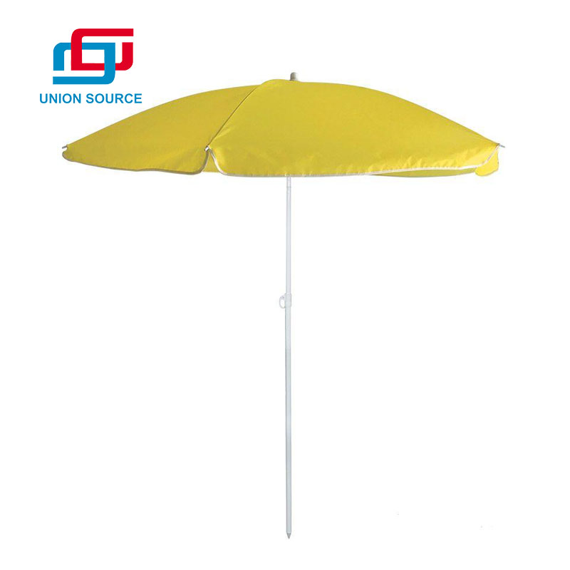 Umbrelă de plajă în aer liber pliată de înaltă calitate cu clapetă
