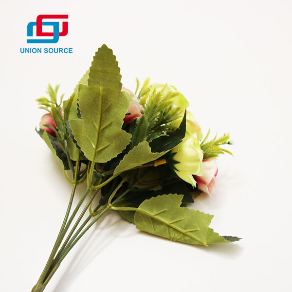 Kiváló minőségű jó áron 5 fejű hibiszkusz virág magas szimuláció otthoni és kerti dekorációhoz - 0 
