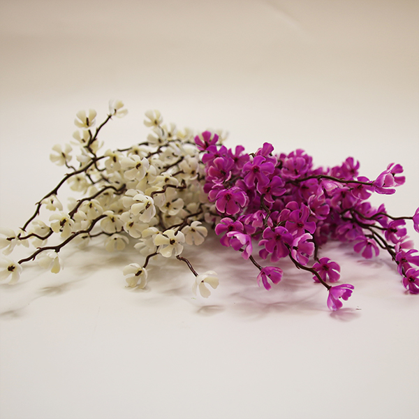 Simulación de 7 ramas de flores para decoración del hogar y la boda - 3