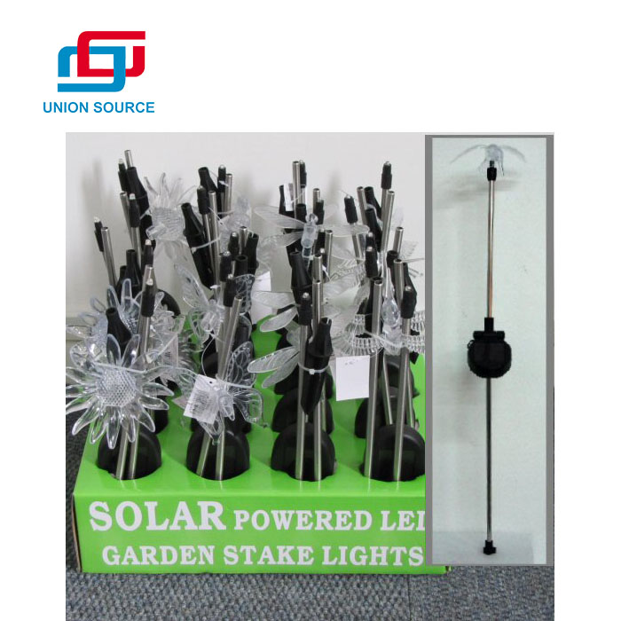 High Quality Solar Powered LED Garden Stake Light - 0 