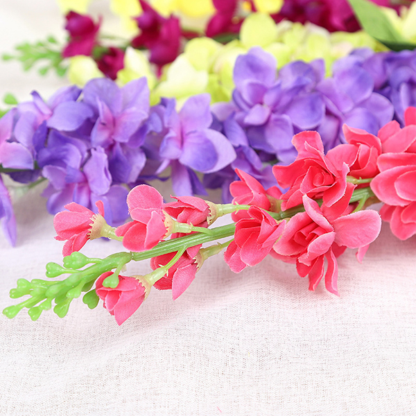 Decoración del hogar Flores violetas de alta simulación Flores de plástico - 1 